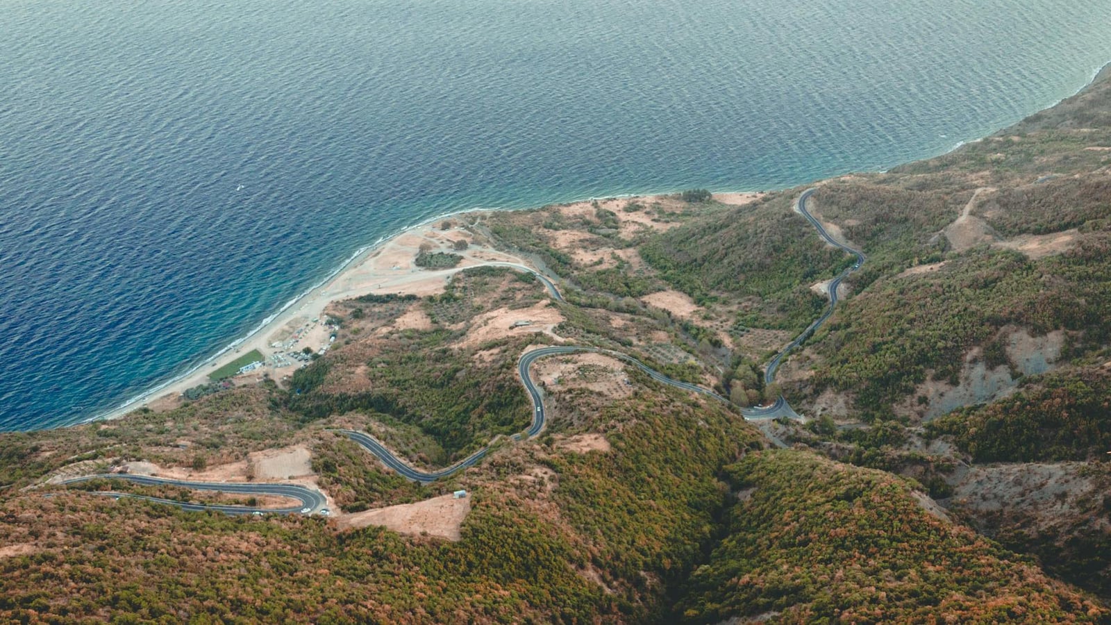 Coastal road above the Bay of Kotor