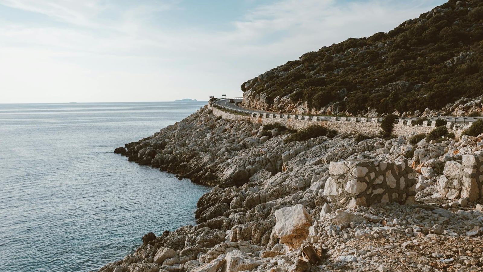 Coast road past Risan