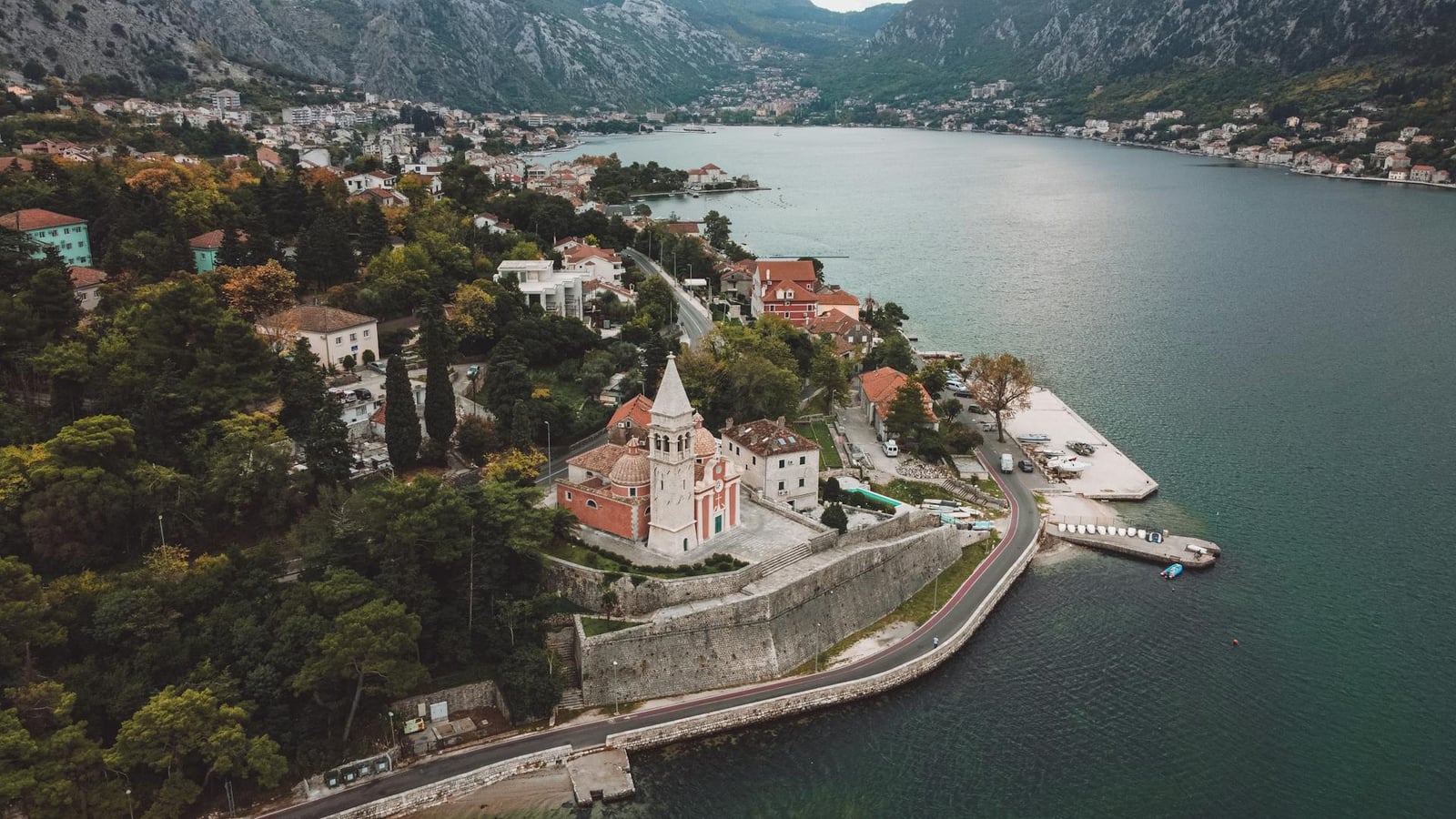 Stone village above the Bay of Kotor